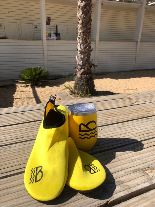 Sunburst Yellow Stainless Steel Beach Cup - Image 7
