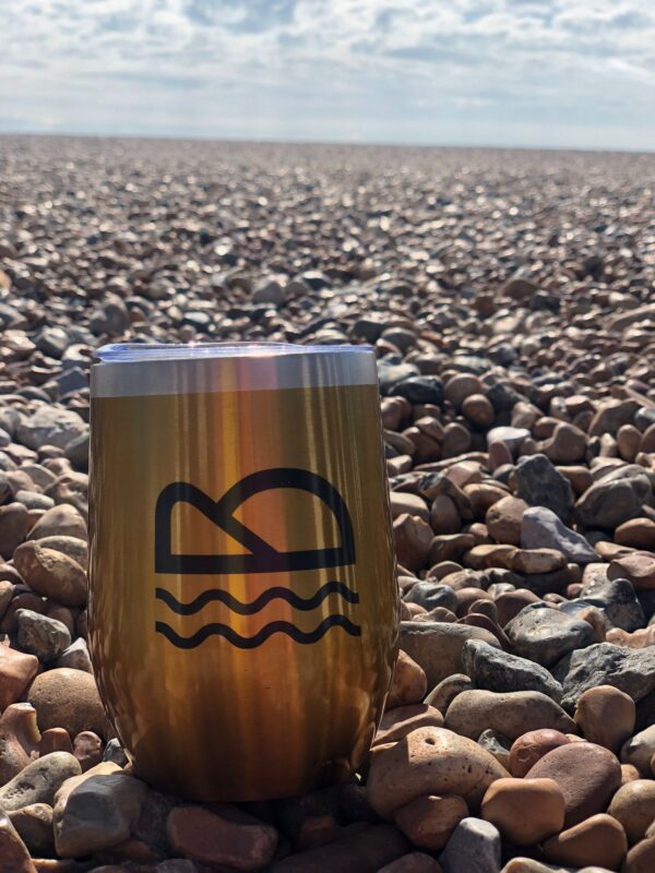 Carousel Gold Stainless Steel Beach Cup - Image 3
